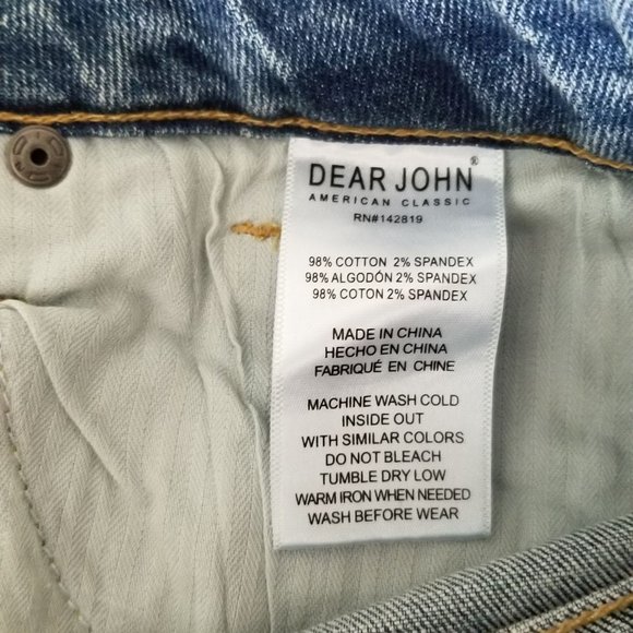 NWT DEAR JOHN Women's Blaire Jeans, Traveler, Size 31 - Picture 14 of 15